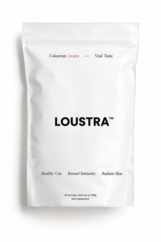 Loustra® Vital Gut Tonic – Colostrum & Aronia | Naturally Flavoured | No Artificial Sweeteners