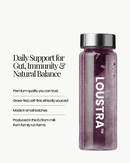 Loustra® Vital Gut Tonic – Colostrum & Aronia | Naturally Flavoured | No Artificial Sweeteners