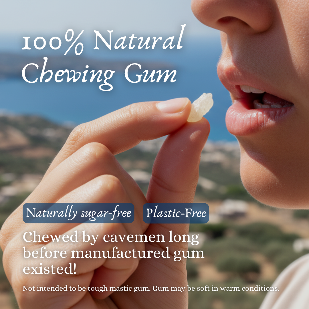 Pure Greek Chios Mastic Gum (Pistacia Lentiscus) - Normal/Small Size Tears