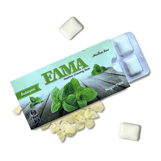 ELMA Mastiha Chewing Gum | Sugar-Free Mastic Chewing Gum | Spearmint Flavour