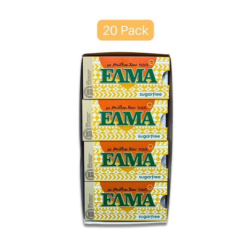 ELMA Mastiha Chewing Gum | Sugar-Free with Chios Mastiha Oil 20 Pack (Full Box)