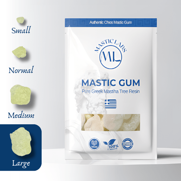 Pure Greek Chios Mastic Gum Mastiha (Pistacia Lentiscus) - Large Tears - Mastic Labs
