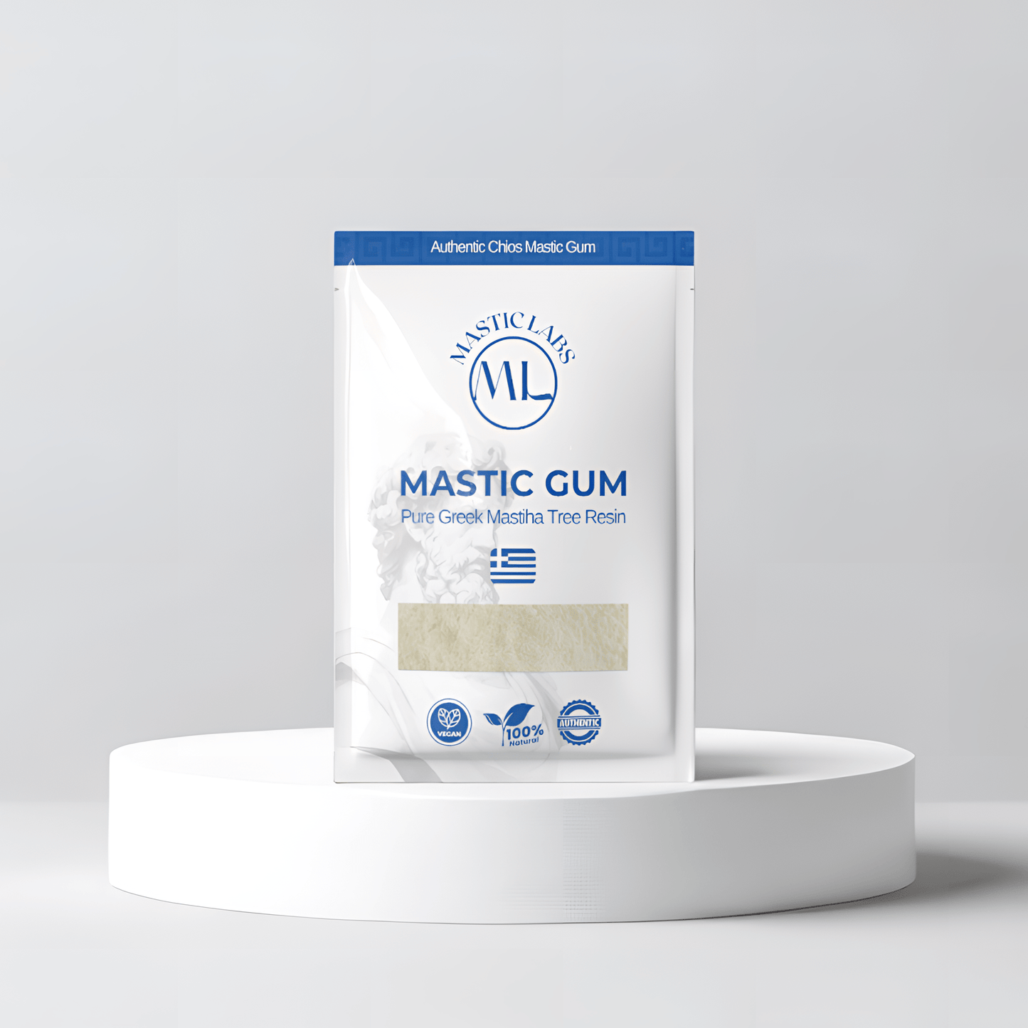 Pure Greek Chios Mastic Gum Mastiha (Pistacia Lentiscus) - Powder - Mastic Labs