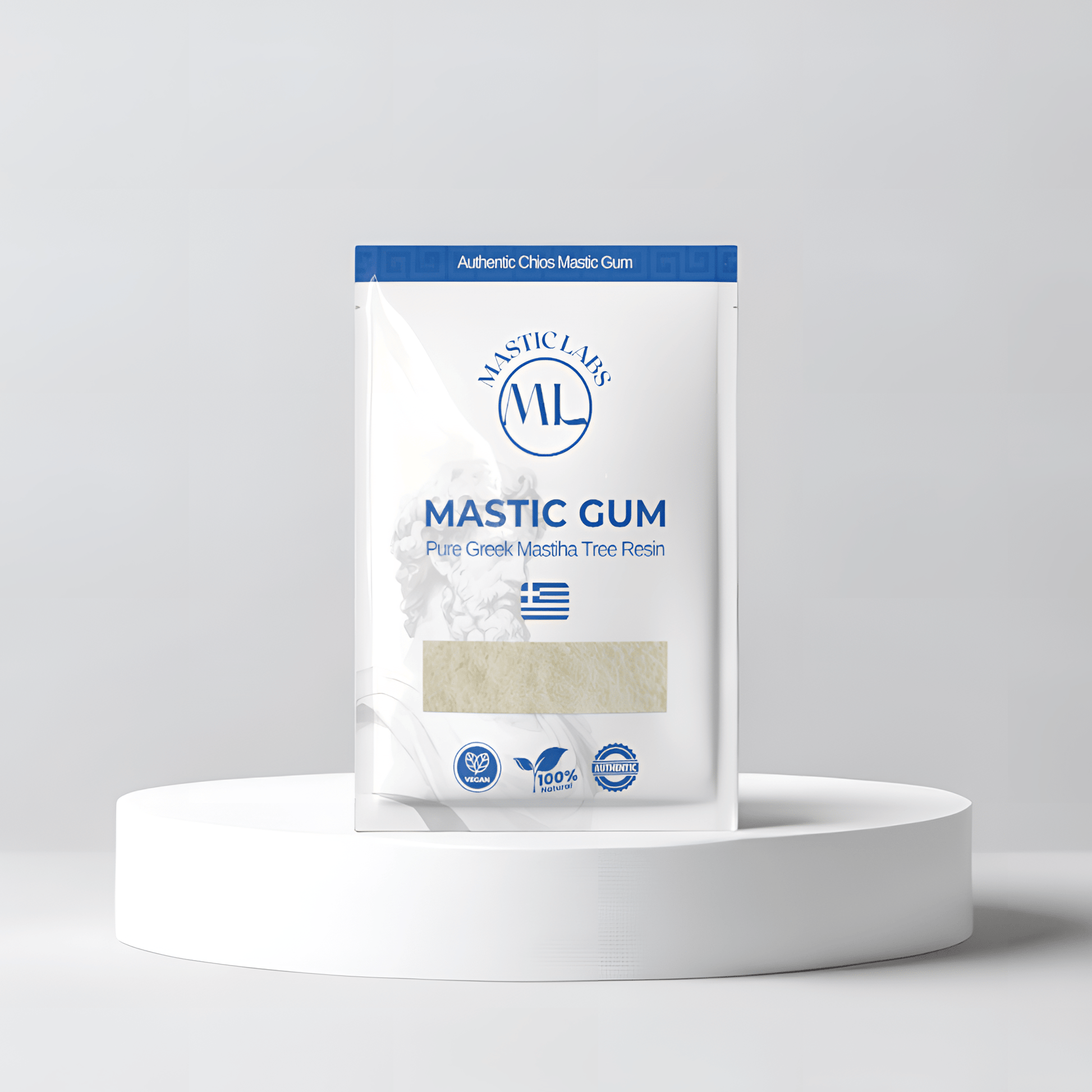 Pure Greek Chios Mastic Gum Mastiha (Pistacia Lentiscus) - Powder - Mastic Labs